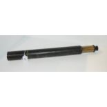 A brass and leather telescope by Nantes, 91cm long Condition report: Available upon request