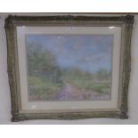 BODEN Landscape, signed, pastel, 50 x 64cm Condition report: Available upon request