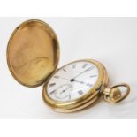 A gold plated Elgin pocket watch Condition report: Available upon request