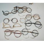 A collection of vintage spectacles Condition report: Available upon request