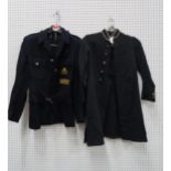 A lot comprising assorted military and police jackets, safari shorts, military shirts and caps,
