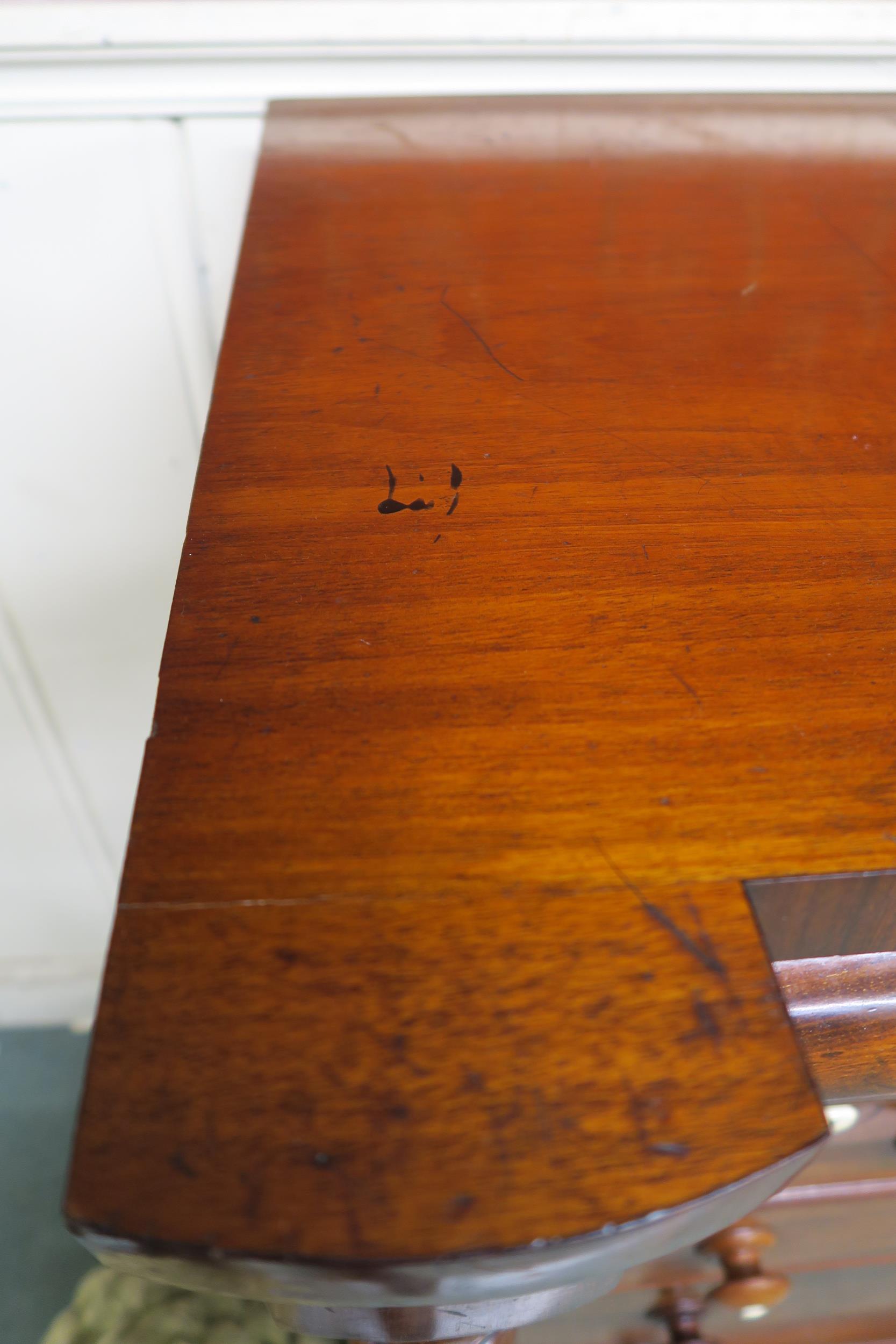 A Victorian mahogany "Scotch" chest of drawers with four above three drawers flanked by barley twist - Image 14 of 15