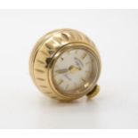 A 9ct gold ladies Rotary pendant watch, diameter 19mm, weight including mechanism 9gms Condition