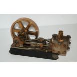 A mid-20th century model steam engine, 25cm wide Condition Report:Available upon request