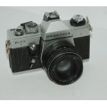 A Praktica camera other cameras various accessories, video cameras etc Condition Report:Available