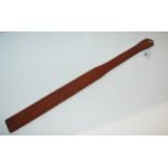 A brown leather Lochgelly tawse by John. J. Dick Condition Report:Available upon request