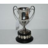 A silver trophy cup, Birmingham 1932, inscribed "Forman Cup For Best Aggregate Score Open To Members