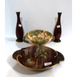 A Carlton Ware Oak Tree dish, New Storks bowl etc Condition Report:Available upon request