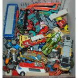 A large collection of Dinky, Corgi and other models etc  Condition Report:Available upon request