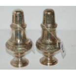 A pair of EPNS sugar casters Condition Report:Available upon request