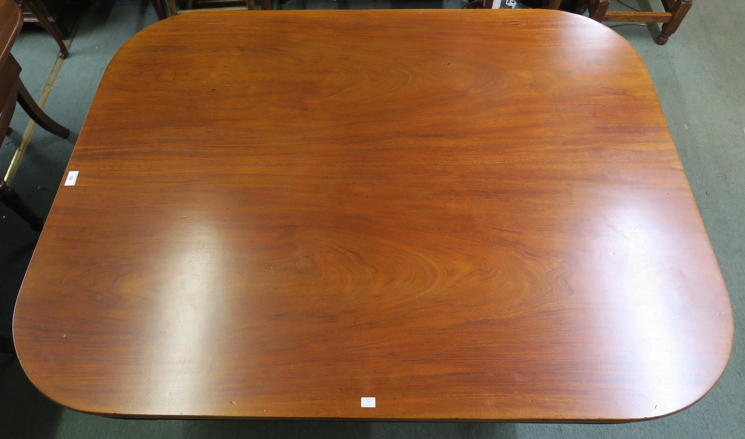 A Victorian mahogany tilt top breakfast table on quadrupedal base, 73cm high x 137cm wide x 106cm - Image 2 of 4