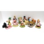 Royal Doulton Disney Showcase Alice in Wonderland Collection figures including March Hare, White