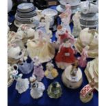 A collection of Royal Doulton including Summer Scent, Eliza, Claire, Harriet, Charlotte, My Best