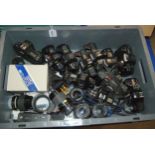 A collection of camera bodies etc Condition Report:Available upon request