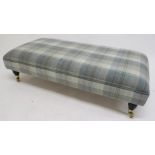 A contemporary "Sofa workshop" wool upholstered ottoman footstool, 35cm high x 125cm wide x 61cm