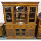 An Edwardian mahogany sideboard, 183cm high x 154cm wide x 50cm deep Condition Report:Available upon