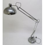 A contemporary chrome Anglepoise style standard lamp Condition Report:Available upon request