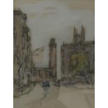 *WITHDRAWN* WILLIAM TIMMINS Glasgow Trinity College, watercolour, 31 x 24cm and two others (3) Cond