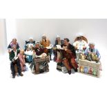 Royal Doulton figures The Professor, Grandpa's story, Schoolmarm, Pride and Joy, The Family Album,