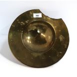 A 19th century brass bleeding bowl Condition Report:Available upon request