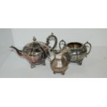 An EPNS three-piece tea service Condition Report:Available upon request