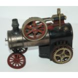 A Bing steam traction engine, 18cm long Condition Report:Available upon request