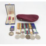 WITHDRAWN: A QUEEN ELIZABETH II GROUP OF FOUR CAMPAIGN MEDALS & THE OPERATIONAL SERVICE MEDAL