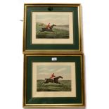 AFTER HENRY ALKEN Hunting Recollections, five coloured engravings, 28 x 35cm and another (6)