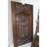 A pair of carved mahogany panels (2) Condition Report:Available upon request