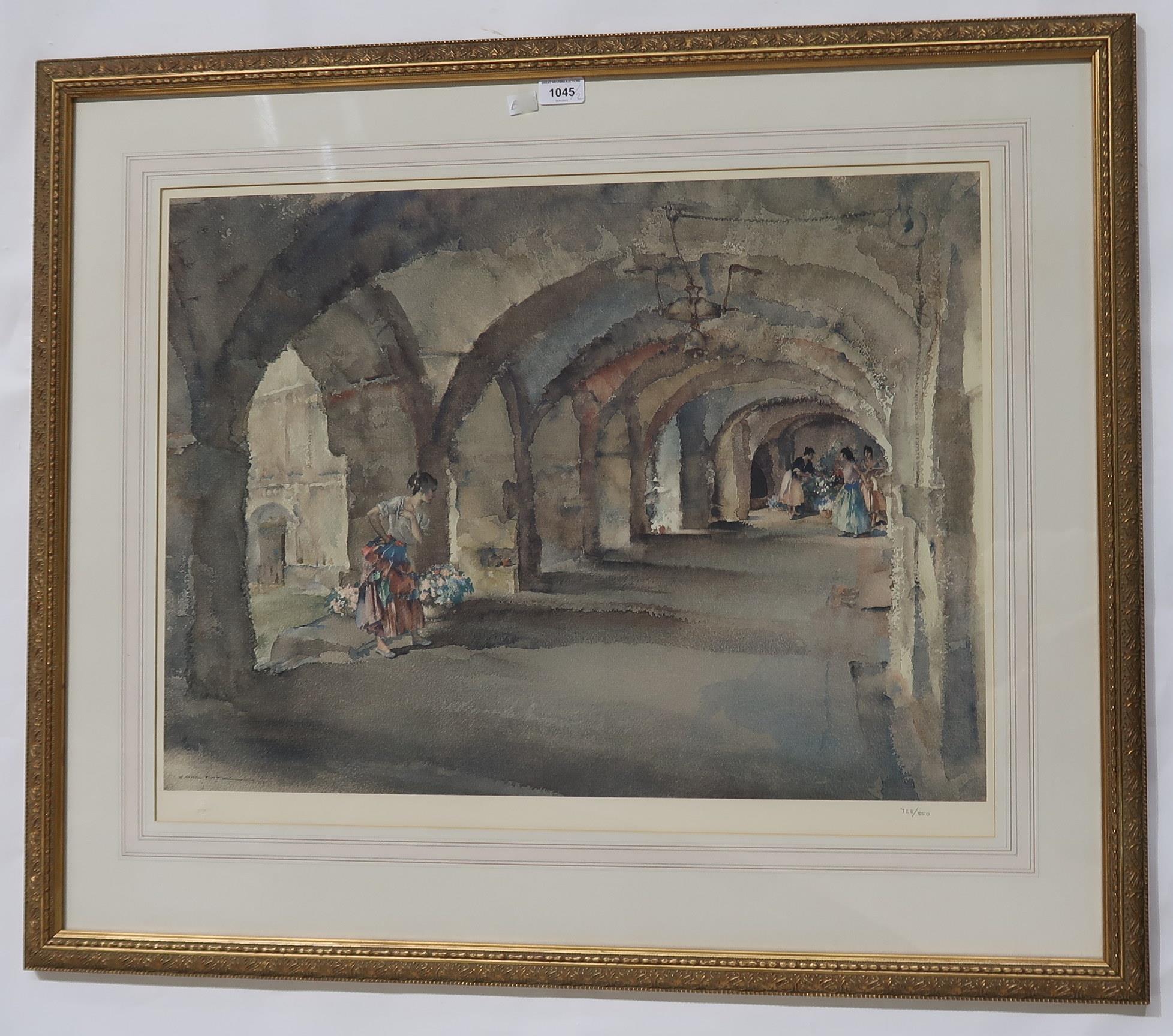 AFTER SIR WILLIAM RUSSELL FLINT Print, 728/750,53 x 70cm and another (2) Condition Report: - Image 5 of 6