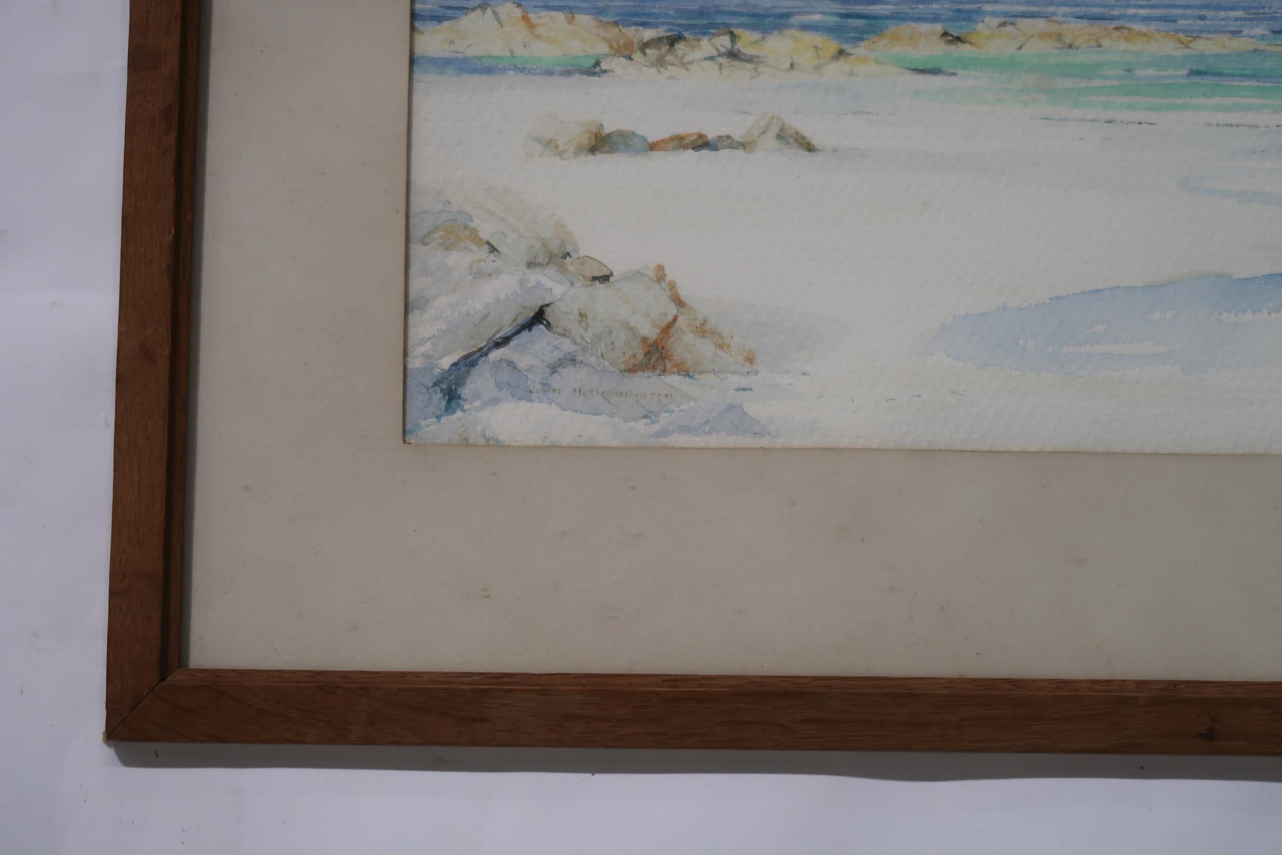 JOHN HETHERINGTON Sea of the Hebrides, signed, watercolour, 32 x 55cm Condition Report:Available - Image 3 of 3
