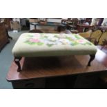 A 20th century tapestry upholstered footstool Condition Report:Available upon request
