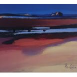 PAM CARTER (SCOTTISH CONTEMPORARY b.1952) BASS ROCK  Print multiple, signed lower right, numbered (