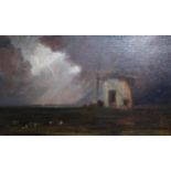 AFTER ALFRED PRIEST Windmill, oil on board, 45 x 75cm Condition Report:Available upon request
