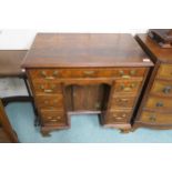 A Victorian mahogany kneehole writing desk Condition Report:Available upon request
