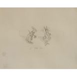 ENGLISH SCHOOL A Hare Cut, signed, pencil, dated, (19)06, 21 x 25cm Condition Report:Available