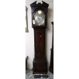 A George III mahogany longcase clock by Jas. Duncan, Oldmeldrum, with brass face, Provenance: Jas.