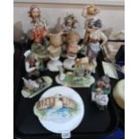 A collection of Italian figures including Naples etc Condition Report:Not available for this lot.