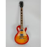A Gibson Les Paul Standard electric guitar in cherry sunburst serial number 00800540 with a Gibson