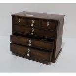 An apprentice chest of four drawers Condition Report:Available upon request