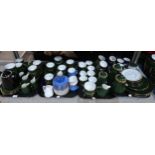 A large quantity of Apilco mainly green glazed French cafe wares Condition Report:Not available