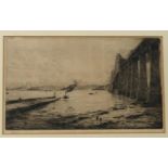 WILLIAM LIONEL WYLLIE R.A The Forth Bridge, signed, etching, 24 x 38cm Condition Report:Available