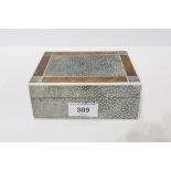 A shagreen and wood box Condition Report:Available upon request