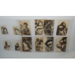 A tray lot including collection of black and white Maori related postcards, an album of Japanese