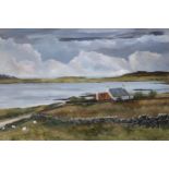 DONALD MCVEAN Ardtun, Ross of Mull, signed, oil on board, 39 x 58cm Condition Report:Available