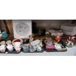 Cath Kidson Hermit Shells tablewares, Manchester United Father Christmas, Danbury Mint Westie