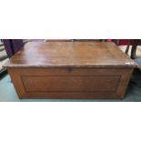 A Victorian pine blanket chest, 46cm high x 120cm wide x 66cm deep Condition Report:Available upon