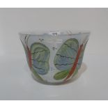 Ulrica Hydman-Vallien - Kosta Boda, a glass bowl decorated with butterflies Condition Report: