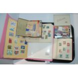 A tray lot of various stamps in albums etc Condition Report:Available upon request