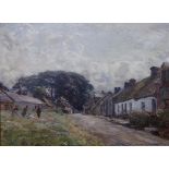 ALEXANDER BROWNLIE DOCHARTY Symington Village, signed, oil on canvas, 30 x 40cm Condition Report: